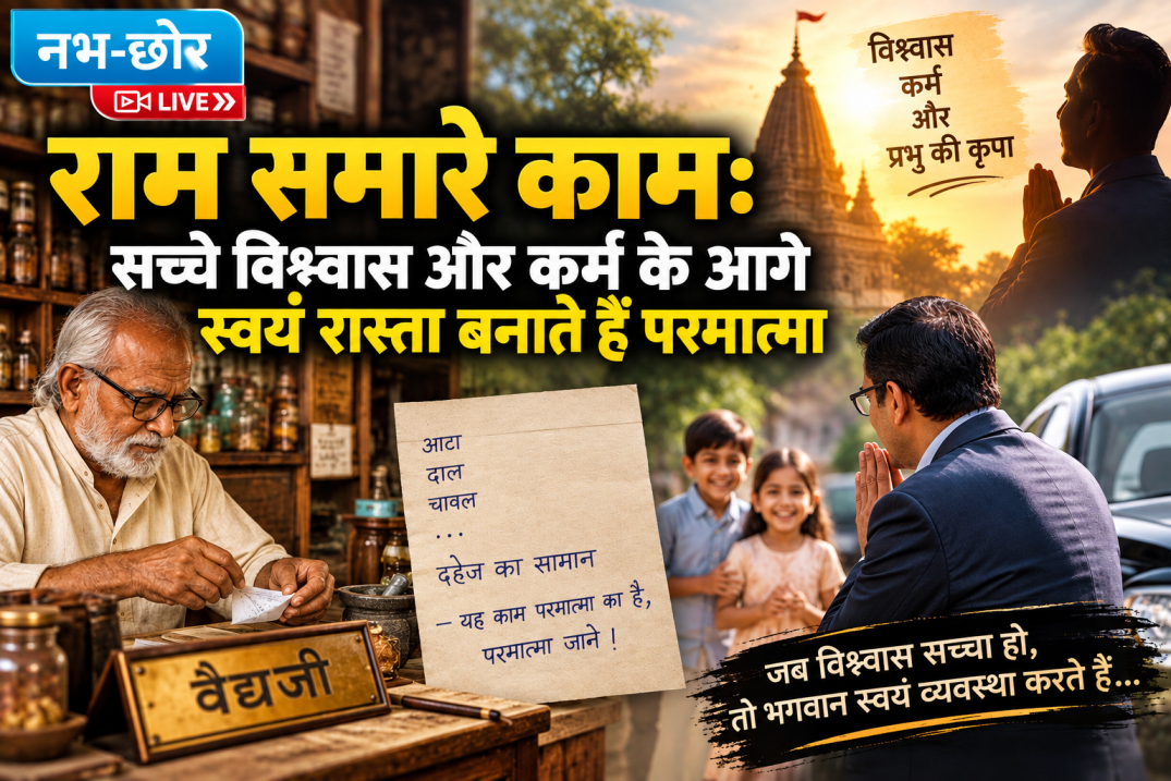 राम समारै काम: सच्चे विश्वास और कर्म के आगे स्वयं रास्ता बनाते हैं परमात्मा