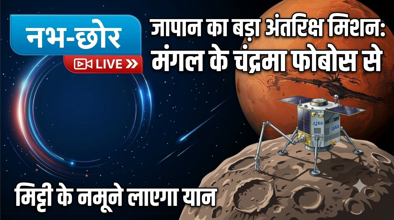 जापान का बड़ा अंतरिक्ष मिशन: मंगल के चंद्रमा फोबोस से मिट्टी के नमूने लाएगा यान